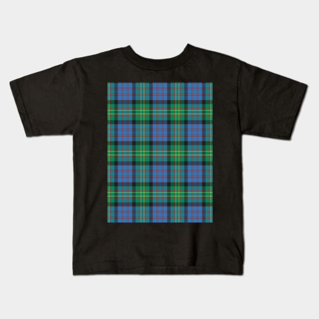 Bowie Ancient Plaid Tartan Scottish Kids T-Shirt by ScottishShop